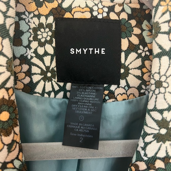 SMYTHE Lounge Blazing in Graphic Floral, Size 2 - Picture 5 of 13